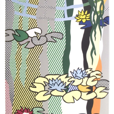 Roy Lichtenstein Water Lilies with Japanese Bridge POSTER