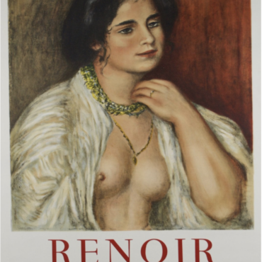 Renoir MUSÉE CANTIN Original Vintage Poster 1963