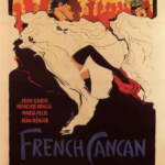 French Cancan Original Vintage Poster