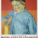 Musee D'art de Sao Paulo Picasso Original Vintage Poster