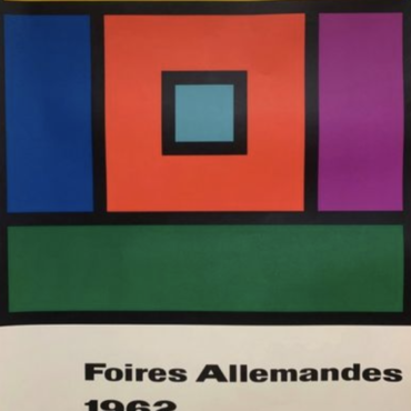 Foires Allemandes 1962 Original Vintage Poster