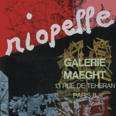 Riopelle Galerie Maeght Original Vintage Exhibition Poster