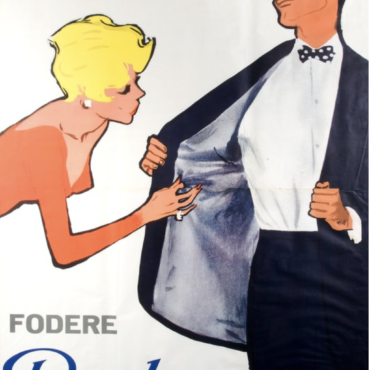 Bemberg "Occhio alla Fodera" Original Vintage Poster