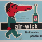 Raymond Savignac Air Wick Detruit Les Odeurs Original Vintage Poster