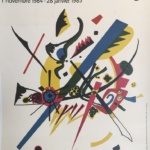 Kandinsky Centre Georges Pompidou Original Vintage Poster