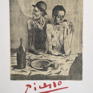 Picasso Gravures Rares 1966 Original Vintage Poster