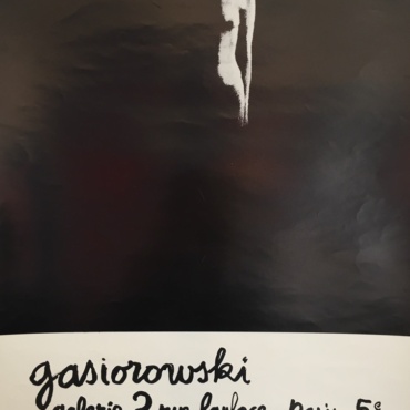 Gasiorowski Galerie Exhibition Original Vintage Poster