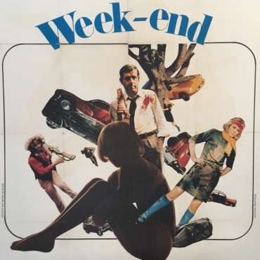 Jean-Luc Godard Week-end Original Vintage Poster