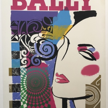 Bally Woman Mid 1970's Original Vintage Poster