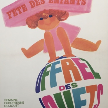 Fete des Enfants by Raoul Eric Castel Original Vintage Poster