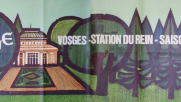 CONTREXÉVILLE 'Vosges Station Du Rein' Original Vintage Poster