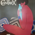 Villemot Contrex 1976 Original Vintage Poster Letitia Morris Gallery