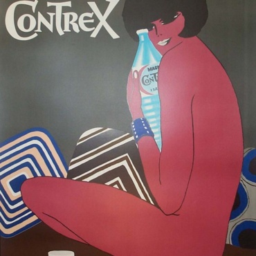 Villemot Contrex 1976 Original Vintage Poster Letitia Morris Gallery