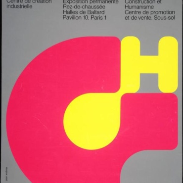 Widmer Le Design Aux Halles Original Vintage Poster