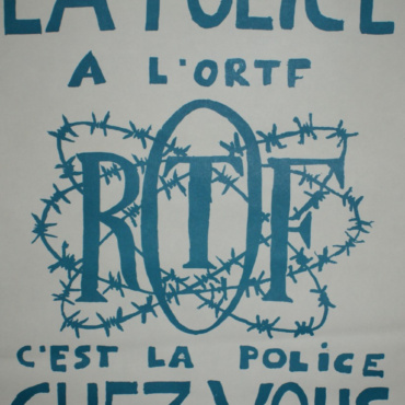 La Police À L’ortf C’est La Police Chez Vous 1968 Original Vintage Poster