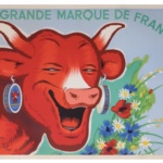 La Vache Qui Rit La Grande Marque Francaise Original Vintage Poster