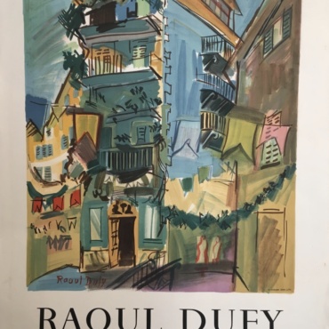 Raoul Duffy Ville de Nice Galerie des Ponchettes Original Vintage Poster