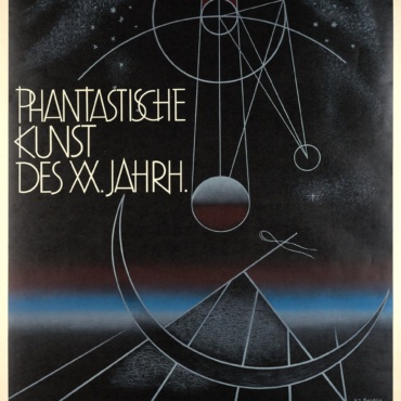 Kunsthalle Basel 'Phantastische Kunst Des' Original Vintage Poster