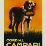 Campari Liquor Le Saint Bernard Leonetto Cappiello Original Poster