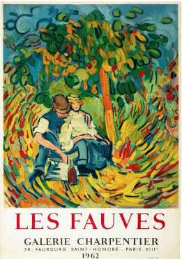 Les Fauves Galerie Charpentier 1962 Original Vintage Poster