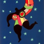 niki de saint phalle original vintage poster