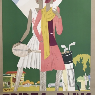 Brides les Bains by Leon Benigni Original Vintage Travel Poster