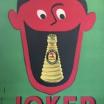 Joker Jus De Fruits by Auriac Original Vintage Poster.