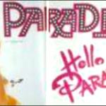 Hello Paradis bus poster by Brenot Original Vintage Poster