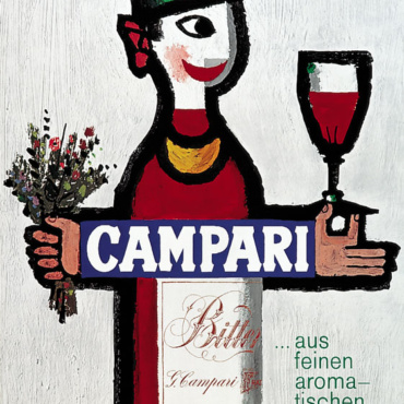 piatti campari vintage poster