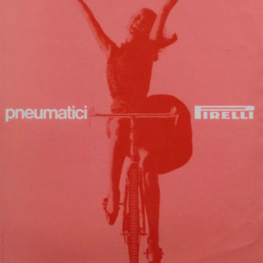 pneumatici pirelli original vintage poster