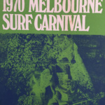 1970 Melbourne Cup Surf Carnival Original Vintage Poster