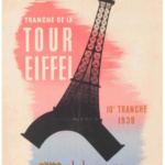 Loterie Nationale Tranche de la Tour Eiffel 1939 Original Vintage Poster