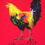 QUAREZ 14 Juillet rooster coq