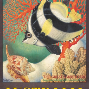 Australia Great Barrier Reef 1950 Original Vintage Poster