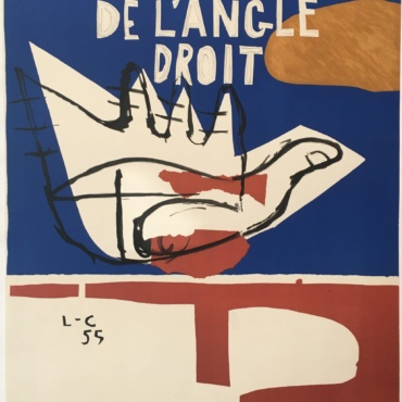 Le Corbusier - Poeme de L'Angle Droit Original Vintage Poster