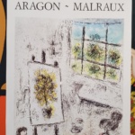 Marc Chagall Aragon Malraux 1977 Original Vintage Poster