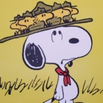 Snoopy "It's Nice To Have Friends" Original Vintage Poster