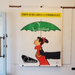 Ortalion Ombrelli Audrey Hepburn original vintage poster