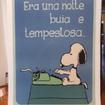 Era Una Notte buia e Tempestosa Snoopy