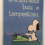 Era Una Notte buia e Tempestosa Snoopy