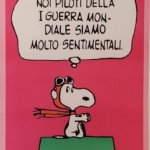 Noi Piloti Snoopy Original Vintage Poster