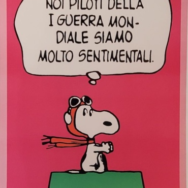 Noi Piloti Snoopy Original Vintage Poster