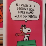 Noi Piloti Snoopy Original Vintage Poster