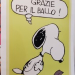 Grazie Per Il Ballo Snoopy Original Vintage Poster