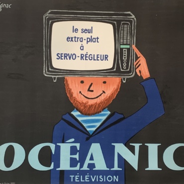 Oceanic Servo-Regleur Original Vintage Poster