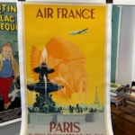 Air France Paris is two Thousand Years Old Original Vintage Poster