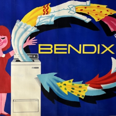 BENDIX by Herve Morvan Original Vintage Poster