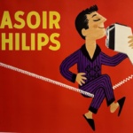 RASOIR PHILIPS H. Morvan Original Vintage Poster