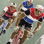 Poster Loterie Nationale Cycling Original Vintage Poster