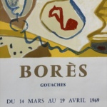 Bores Original Vintage Exhibition Poster